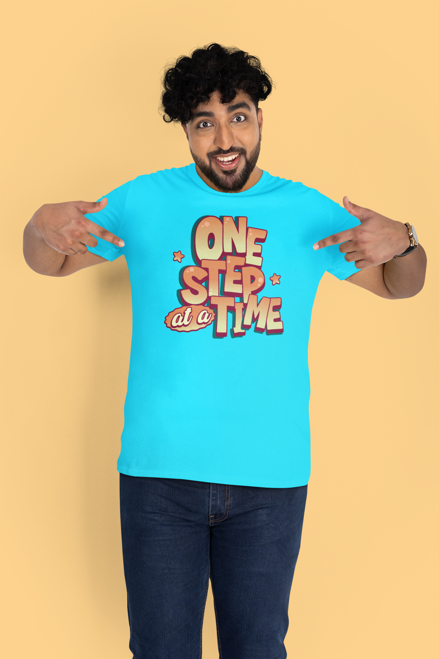 One Step At A Time T-Shirt - Chubby Tribe