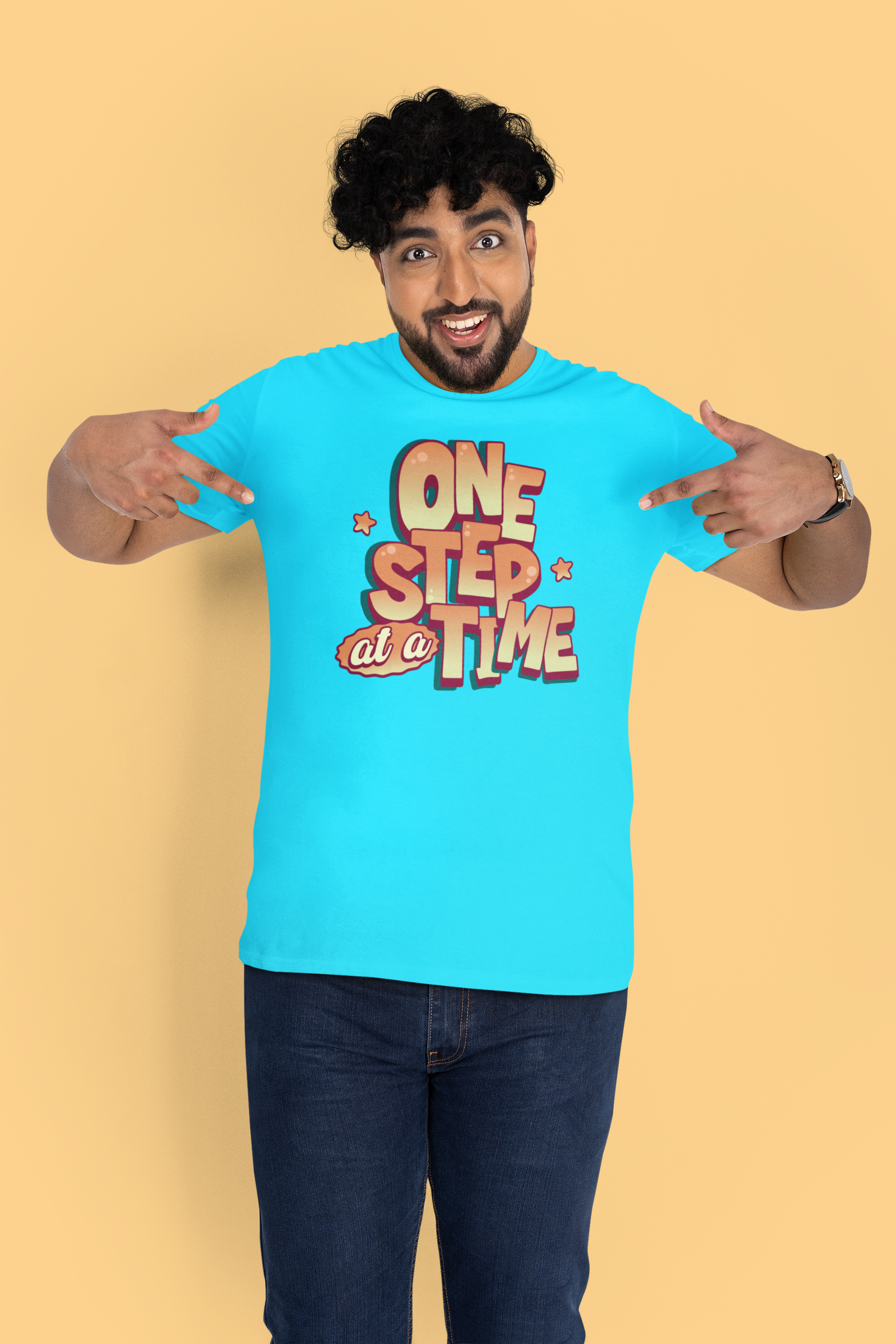 One Step At A Time T-Shirt - Chubby Tribe