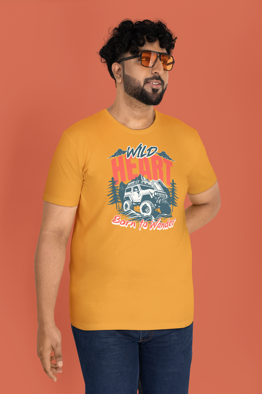 Wild Heart Born to Wander T-Shirt - Chubby Tribe