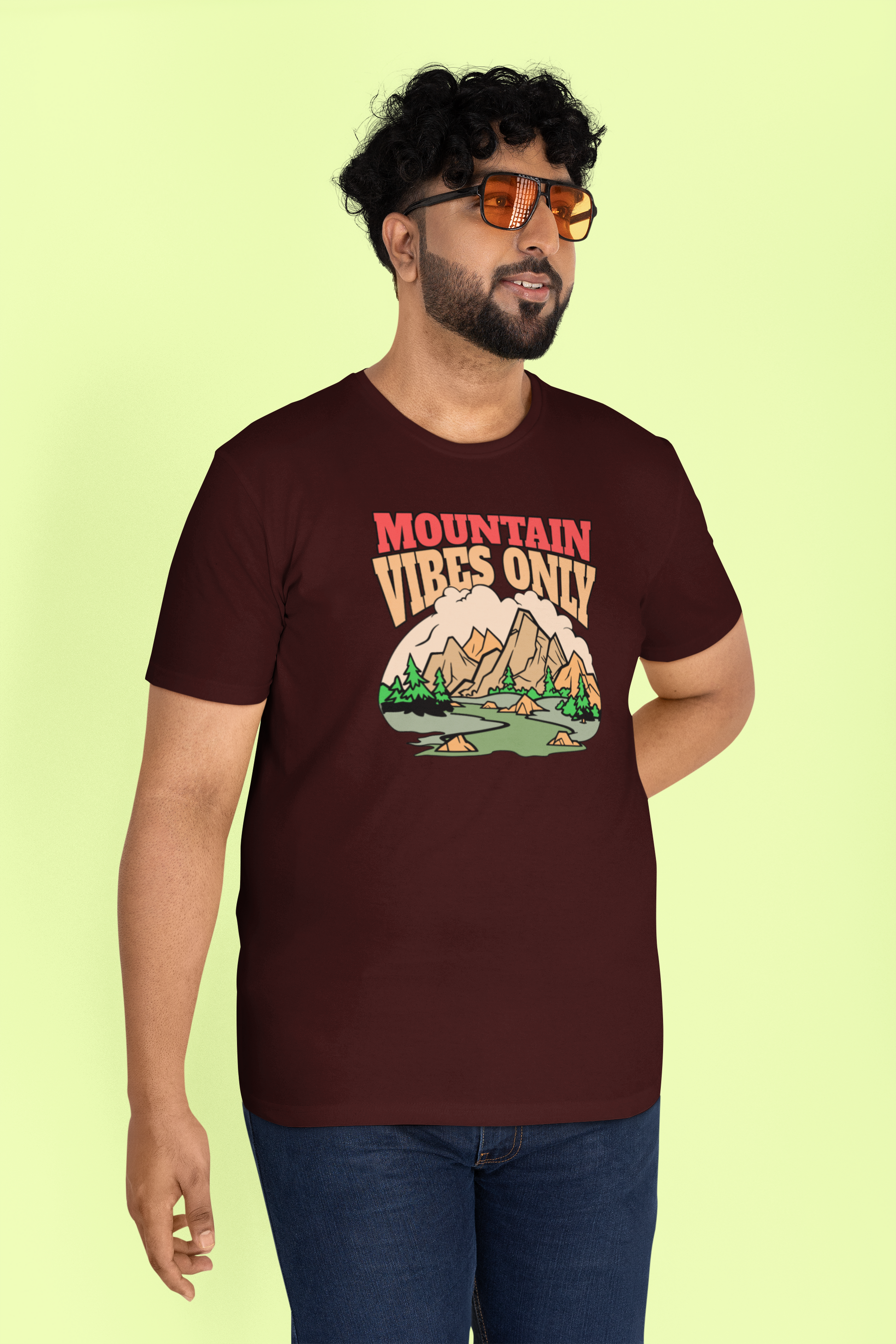 Mountain Vibes Only T-Shirt - Chubby Tribe