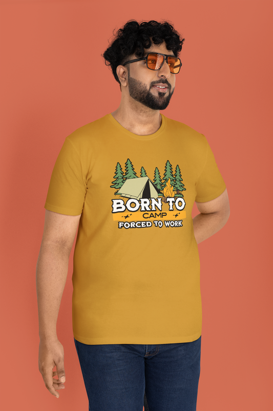 Born To Camp T-Shirt - Chubby Tribe