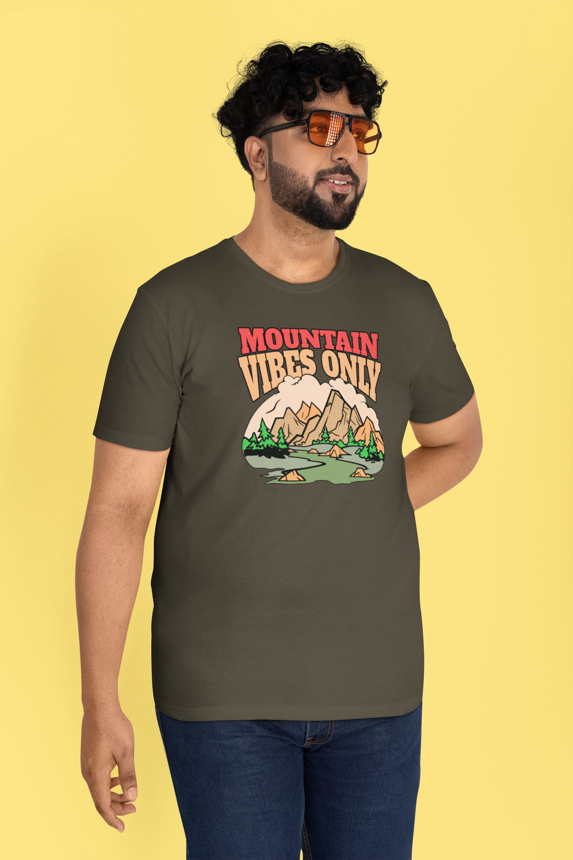 Mountain Vibes Only T-Shirt - Chubby Tribe