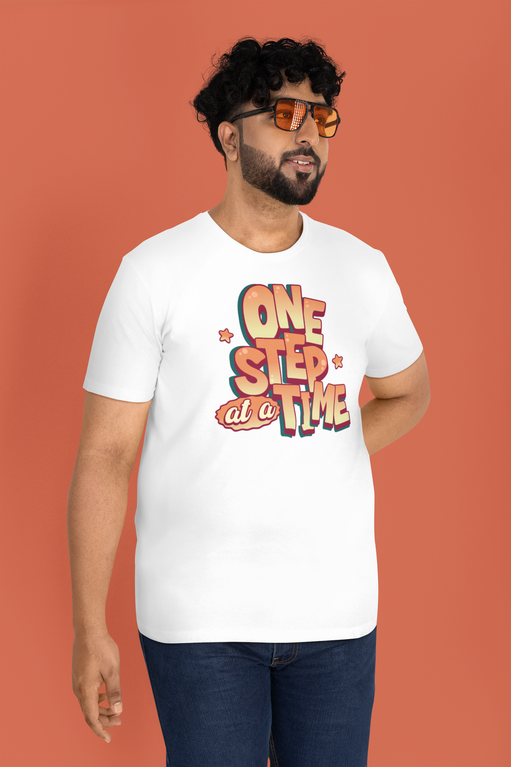 One Step At A Time T-Shirt - Chubby Tribe