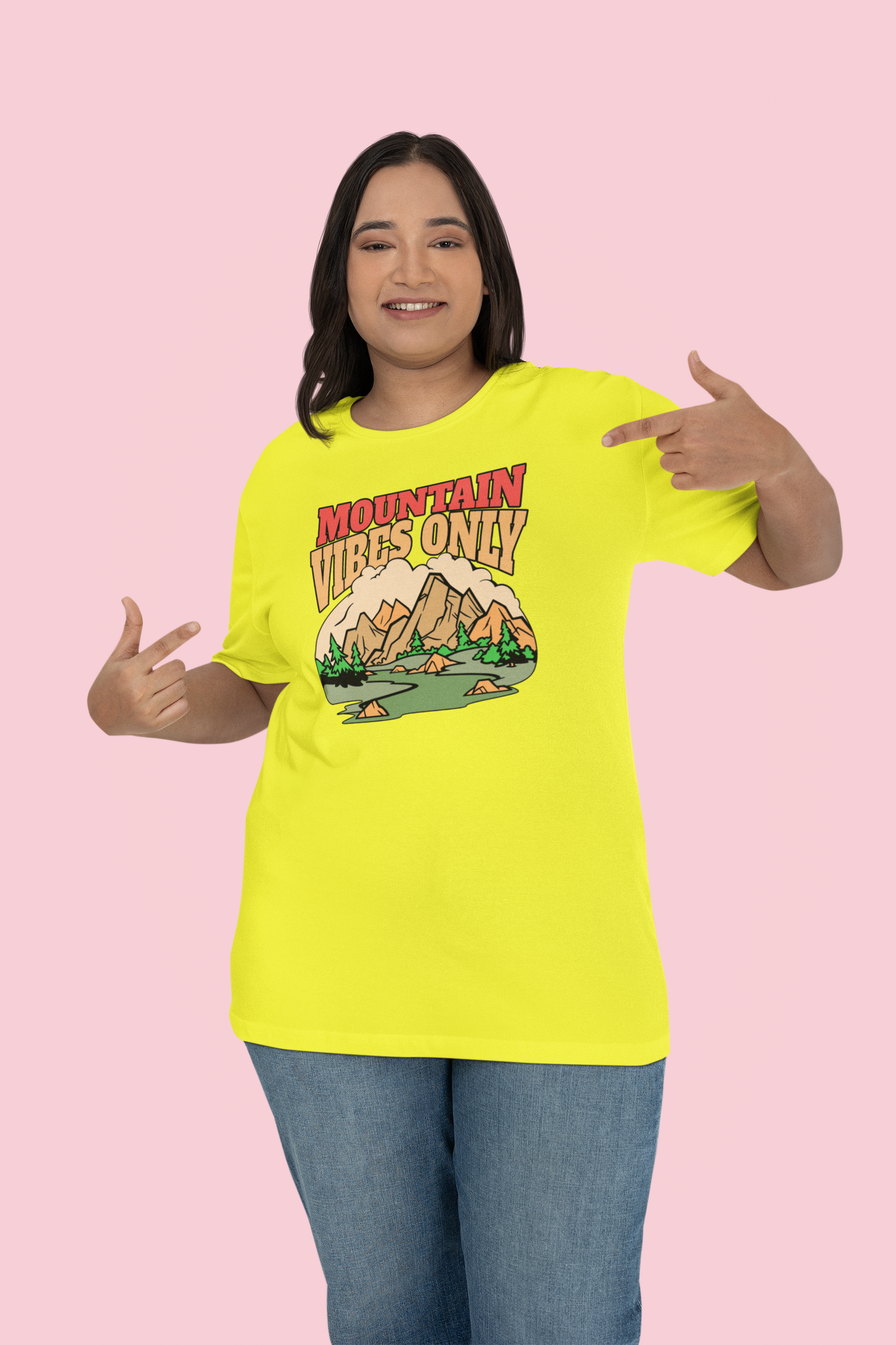 Mountain Vibes Only T-Shirt - Chubby Tribe