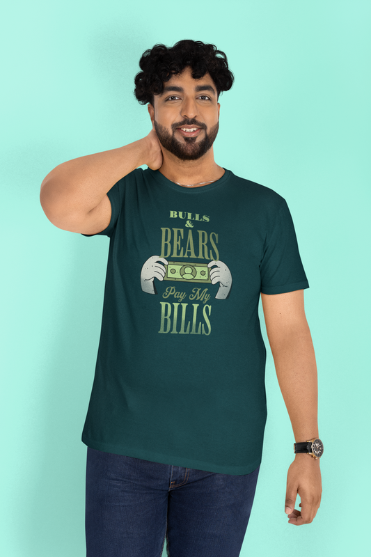 Bulls and Bears Pay My Bill's T-Shirt - Chubby Tribe