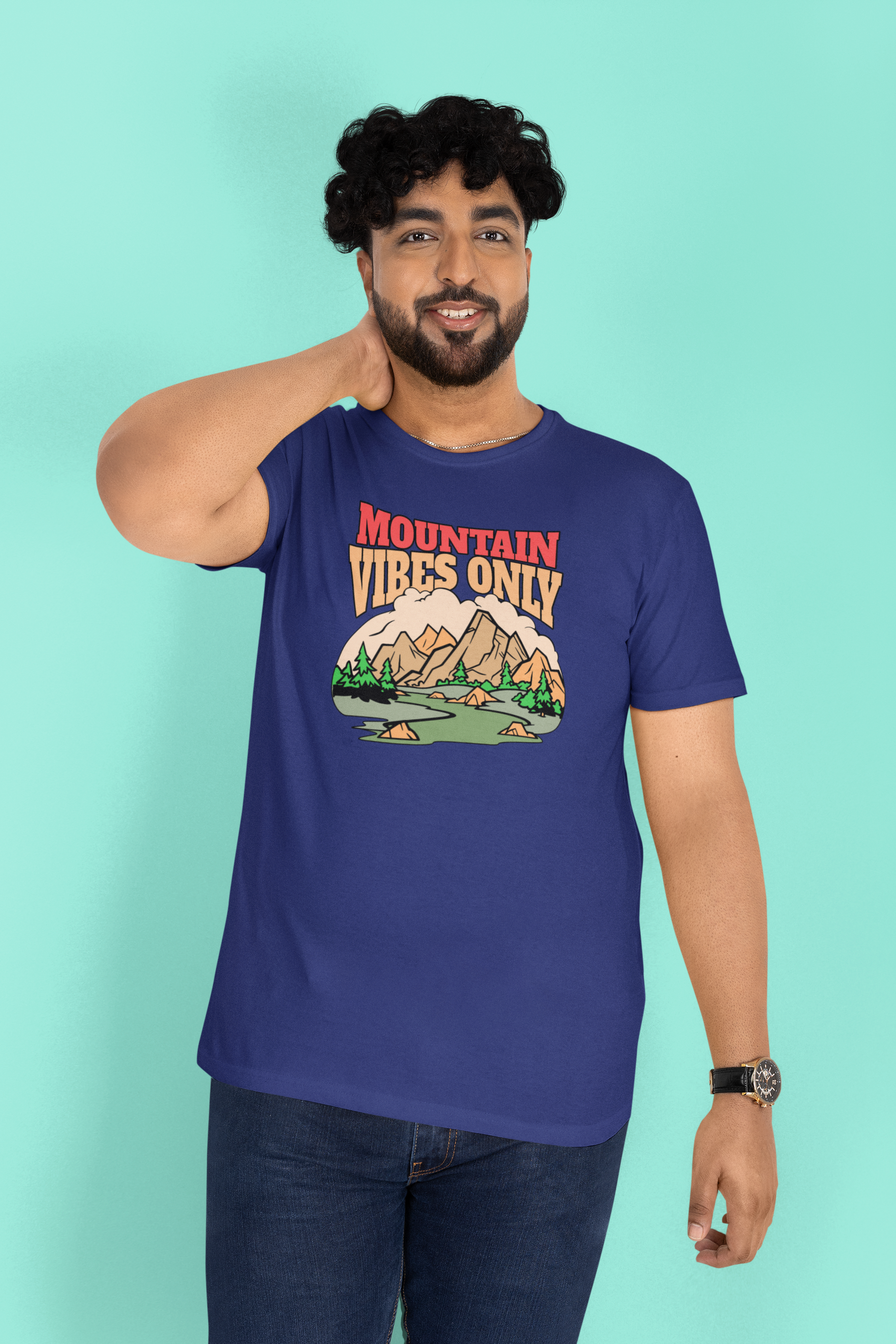 Mountain Vibes Only T-Shirt - Chubby Tribe