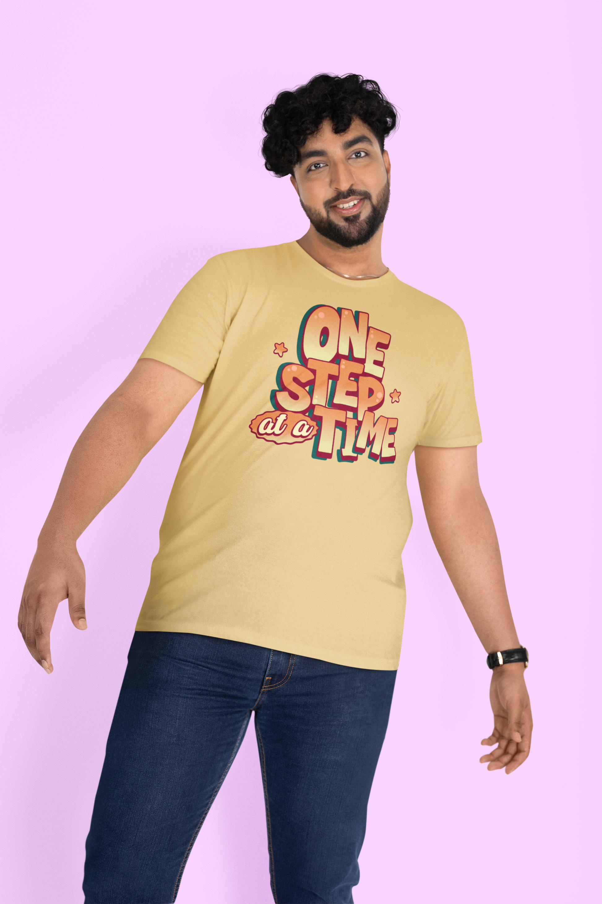 One Step At A Time T-Shirt - Chubby Tribe