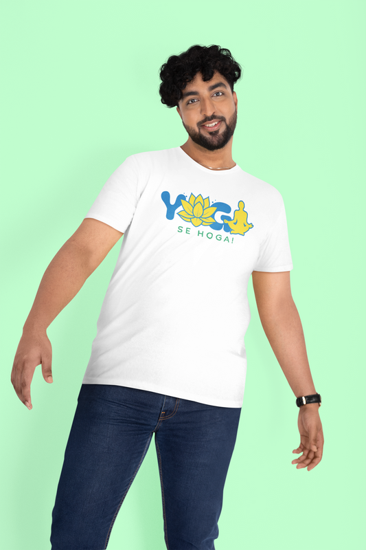 Yoga Se Hoga T-Shirt - Chubby Tribe